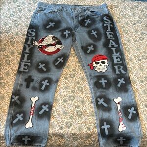 George Blue Denim CUSTOM DESIGNED STYLE STEALER JEANS